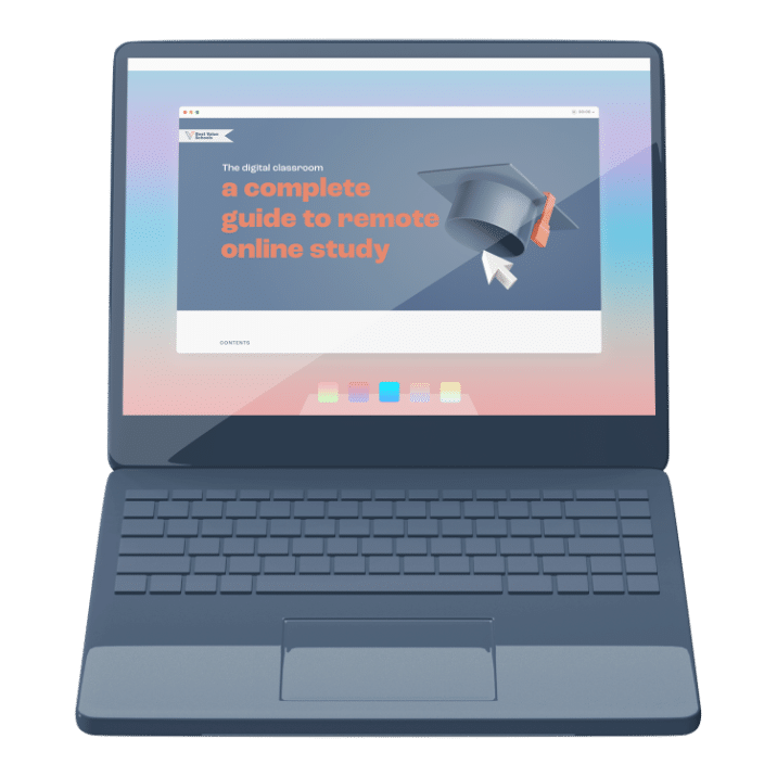 Graduation hat with mouse pointer