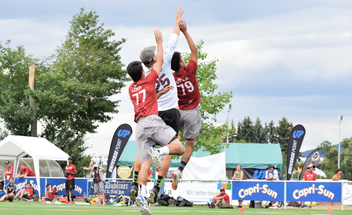Students playing sports
