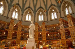 The Library of Parliament in Ottawa, Canada
