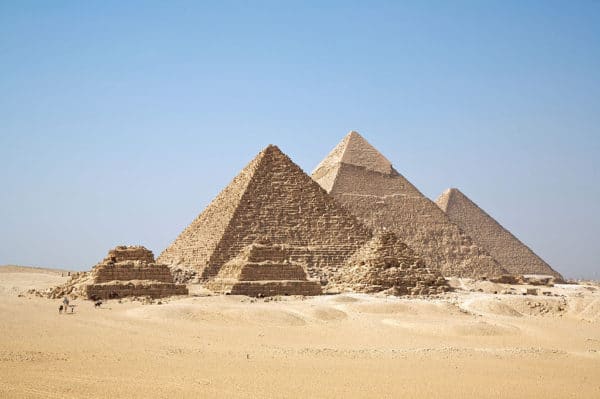 Wake Forest University at All Gizah pyramids on a study abroad