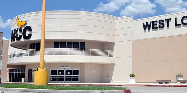 Outdoor view of Houston Community College campus