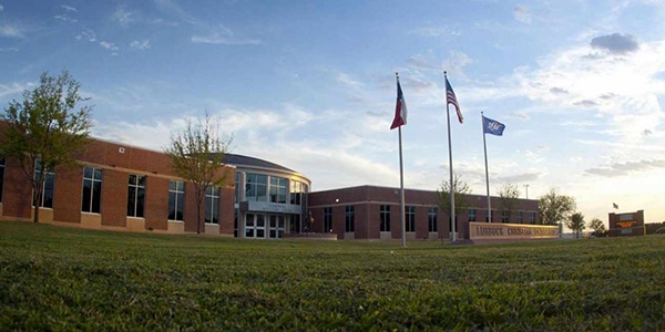 Outdoor view of Lubbock Christian University campus