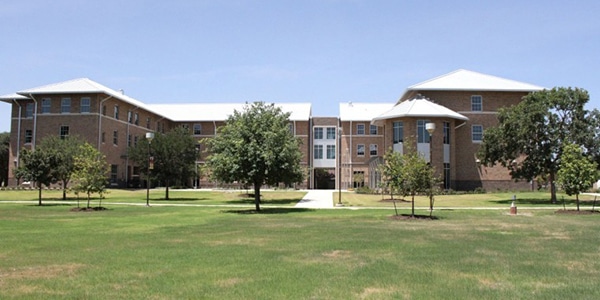 Outdoor view of Texas Lutheran University campus