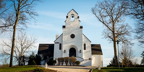 Outdoor view of church school