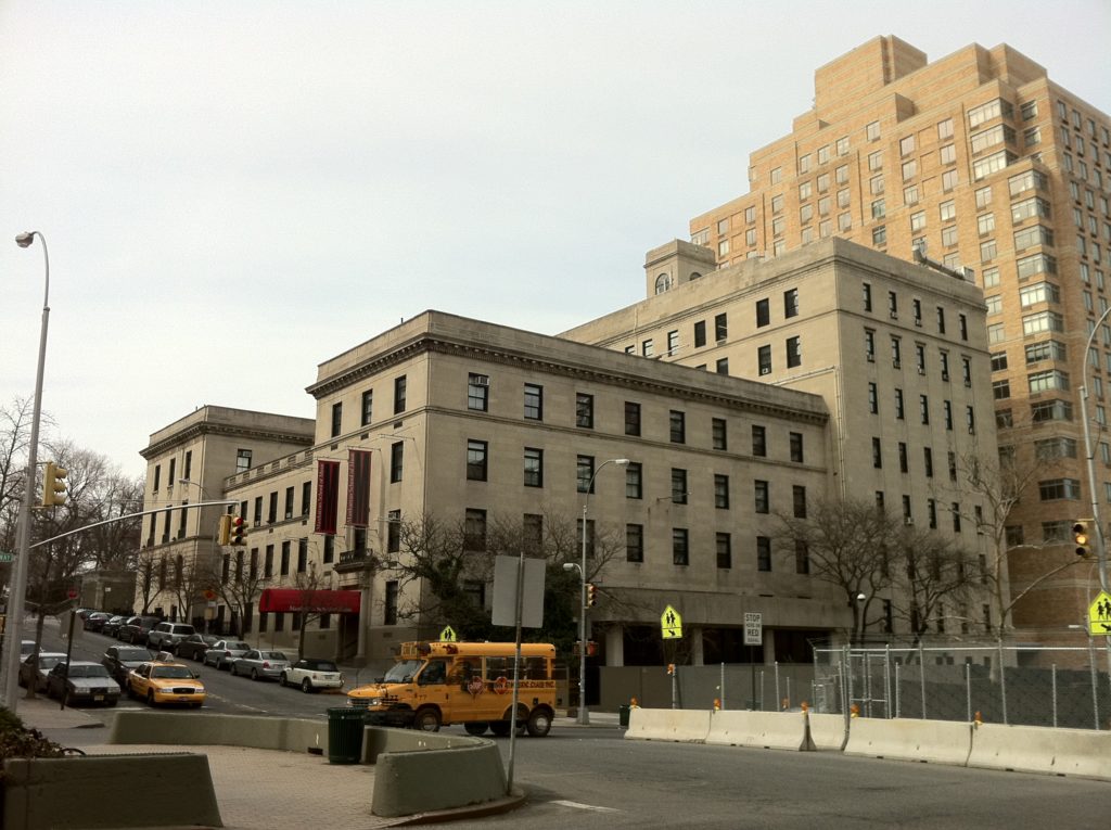 Outdoor view of college building