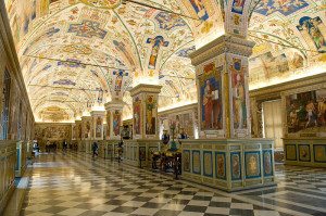 Vatican Library in Rome