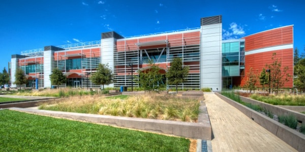 Outdoor view of De Anza College campus