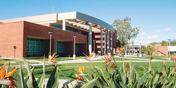 Outdoor view of Orange Coast College campus