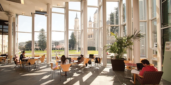 Outdoor view of University of San Francisco campus