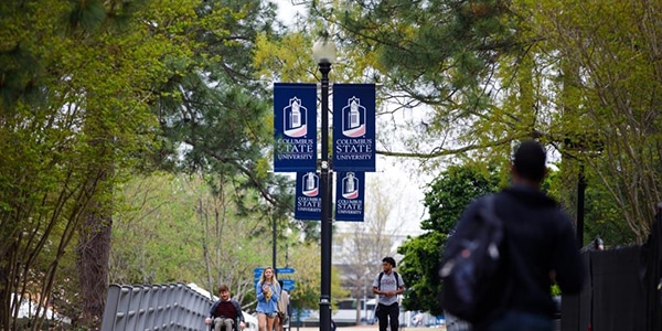 Outdoor view of Columbus State University campus