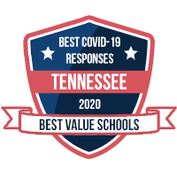 Best COVID-19 responses in Tennessee colleges badge