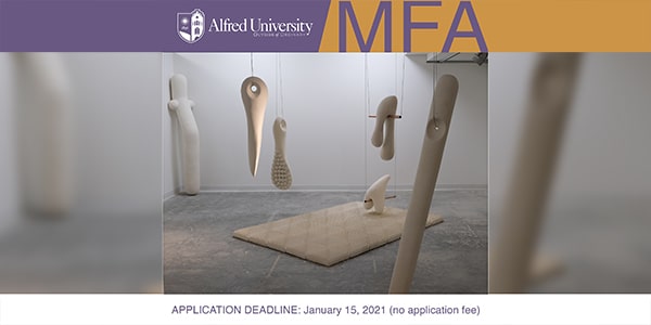 Art installation from Alfred University MFA students
