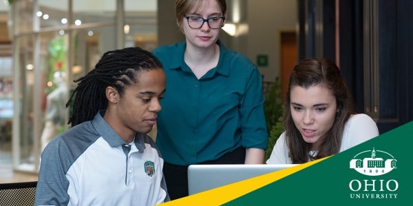 Group of college students at Ohio University