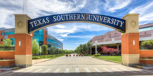 Texas Southern University arch entrance