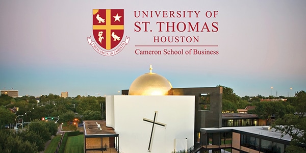Outdoor view of University of St. Thomas campus