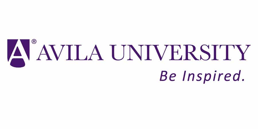Avila University logo and tagline