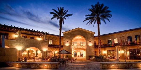 Outdoor view of California Baptist University campus