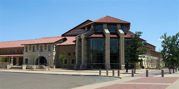 Outdoor view of Texas Tech University campus