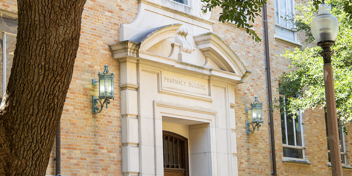 Pharmacy Building on college campus