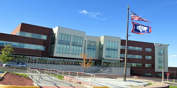 Outdoor view of Casper College campus