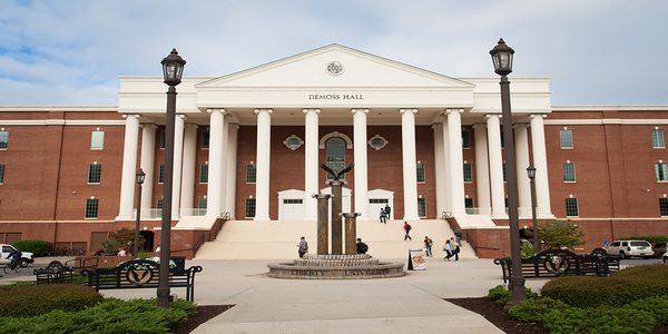 Outdoor view of Demoss Hall