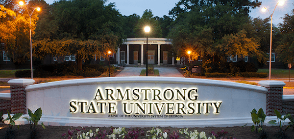 Outdoor view of Armstrong State University campus