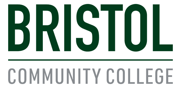 Bristol Community College logo in green and gray