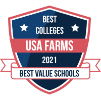 Best college farms in the US badge