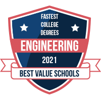 Fastest engineering degree programs badge