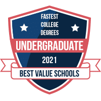 Fastest undergraduate degree programs badge