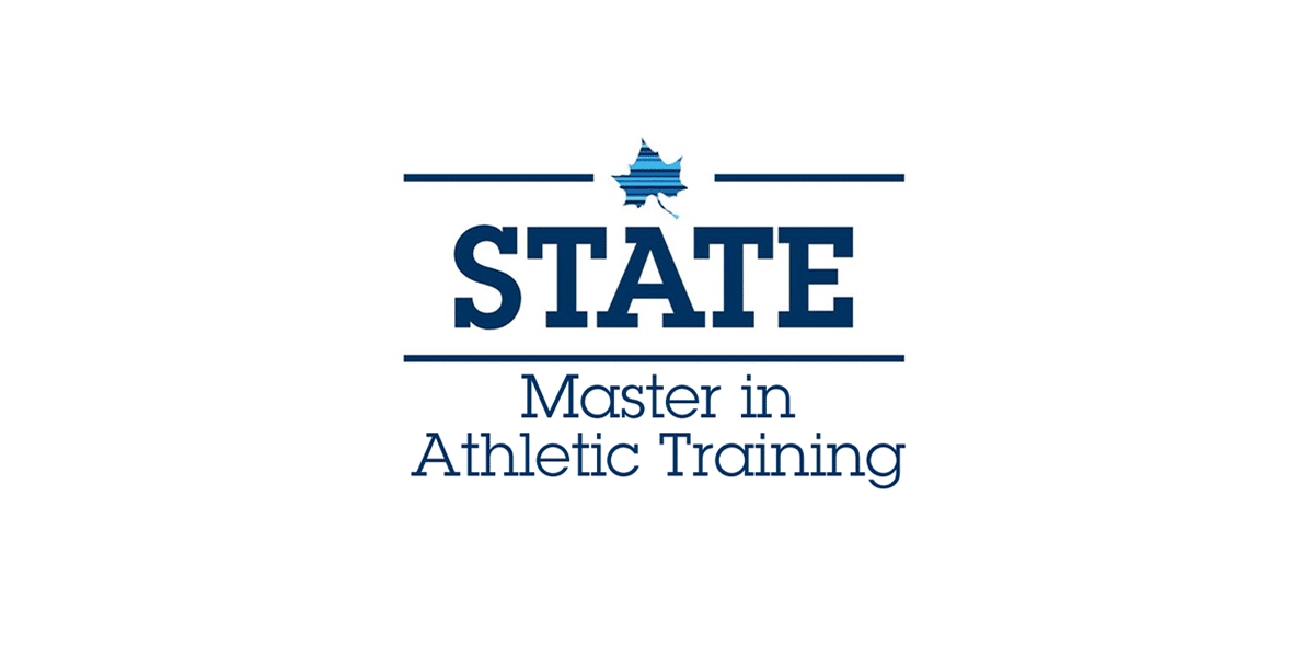 Indiana State University Master in Athletic Training graphic