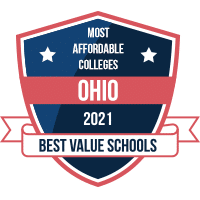 Most affordable colleges in Ohio badge