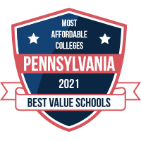 Most affordable colleges in Pennsylvania badge