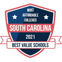 Most affordable colleges in South Carolina badge