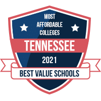 Most affordable colleges in Tennessee badge