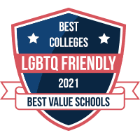 Best LGBTQ Friendly Colleges badge
