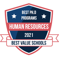 Best PhD in human resources programs badge