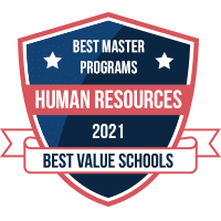 Best master programs in human resources badge