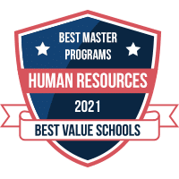 Best master programs in human resources badge