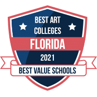 Best art colleges in Florida badge