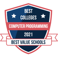 Best colleges for computer programming degree programs badge
