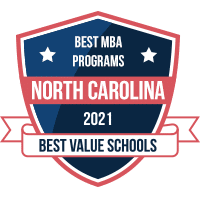 Best MBA programs in North Carolina badge