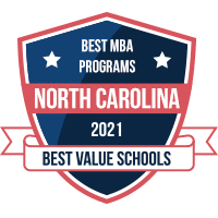 Best MBA programs in North Carolina badge