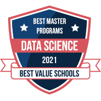 Best master's in data science programs badge