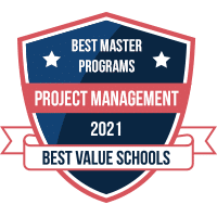 Best master's programs in project management badge