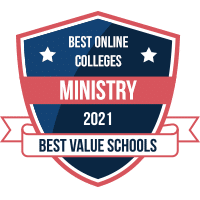 Best online ministry degree programs badge