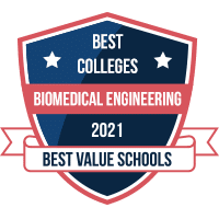 Best biomedical engineering schools programs badge
