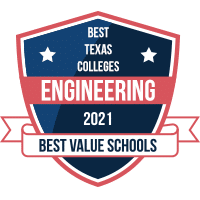 Best engineering colleges in Texas badge