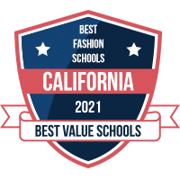 Best fashion schools in California badge
