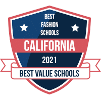 Best fashion schools in California badge
